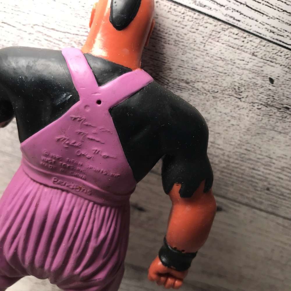 Bend-ems Toy Wrestling Action Figure 1995 Titan WWF Mabel Viscera Bid Daddy - Picture 9 of 9